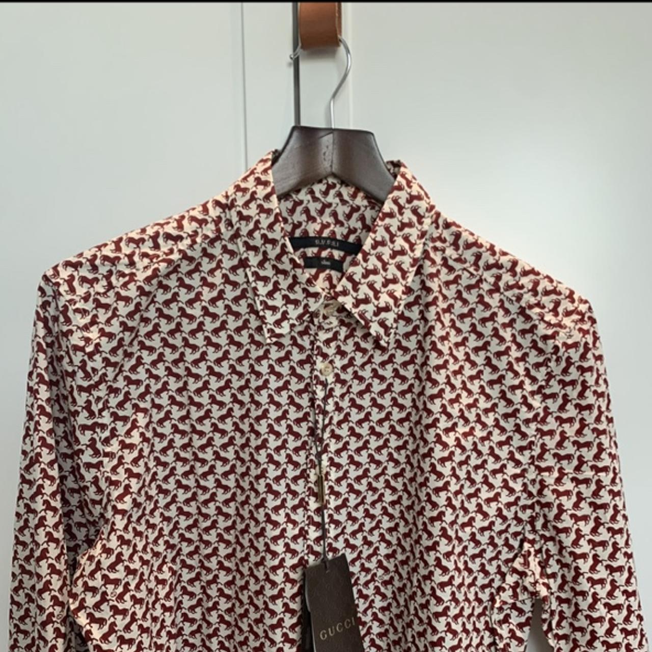 gucci horse print shirt