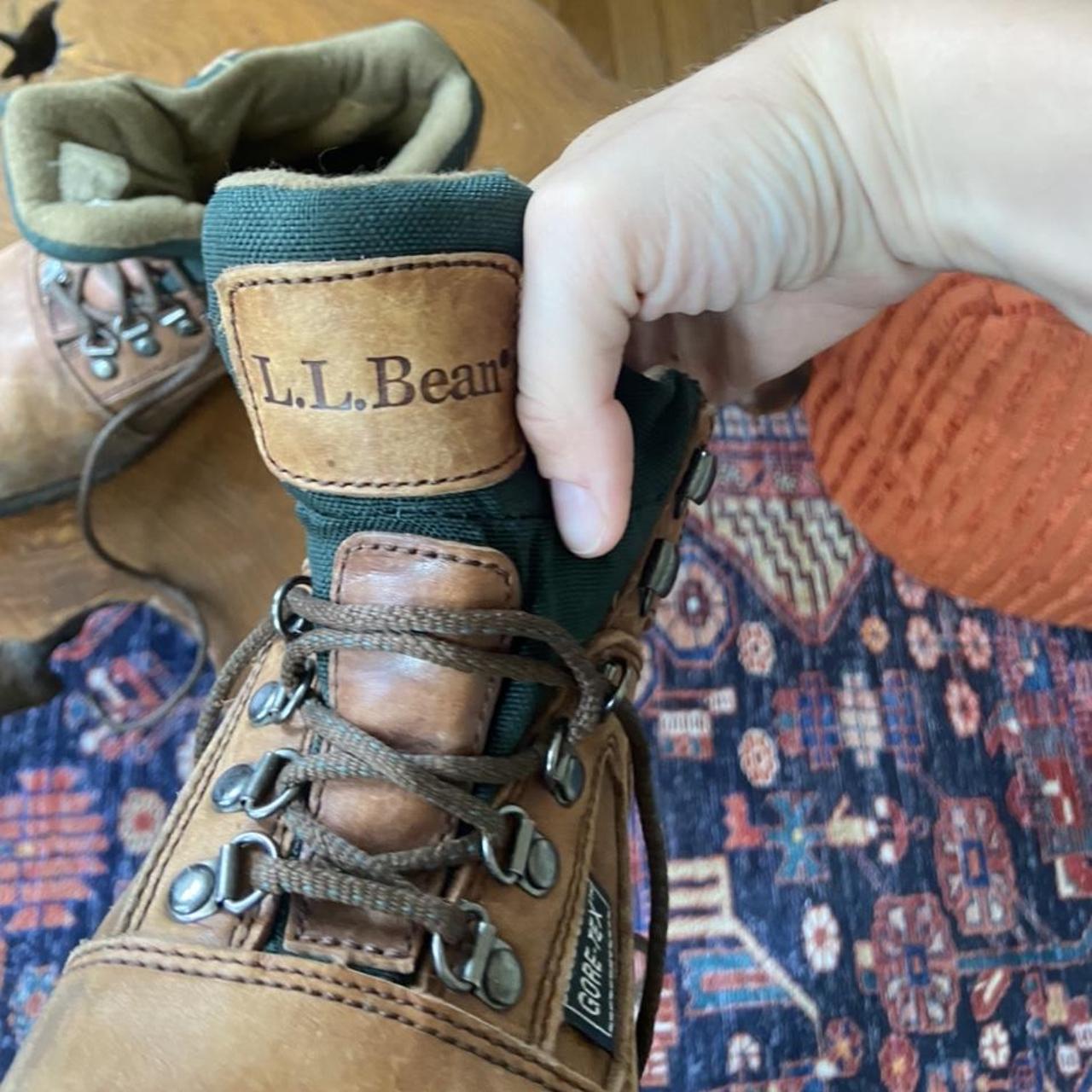 L.L Bean Goretex vintage hiking boots size 9.5! | Depop