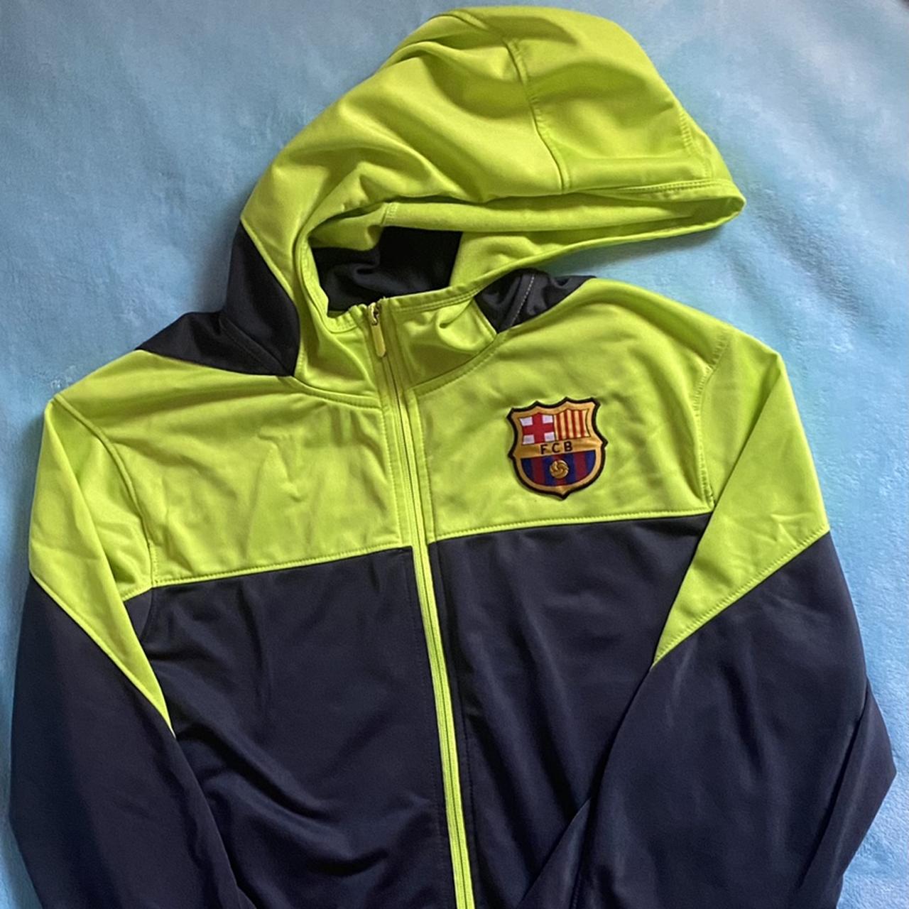 fc barcelona zip hoodie
