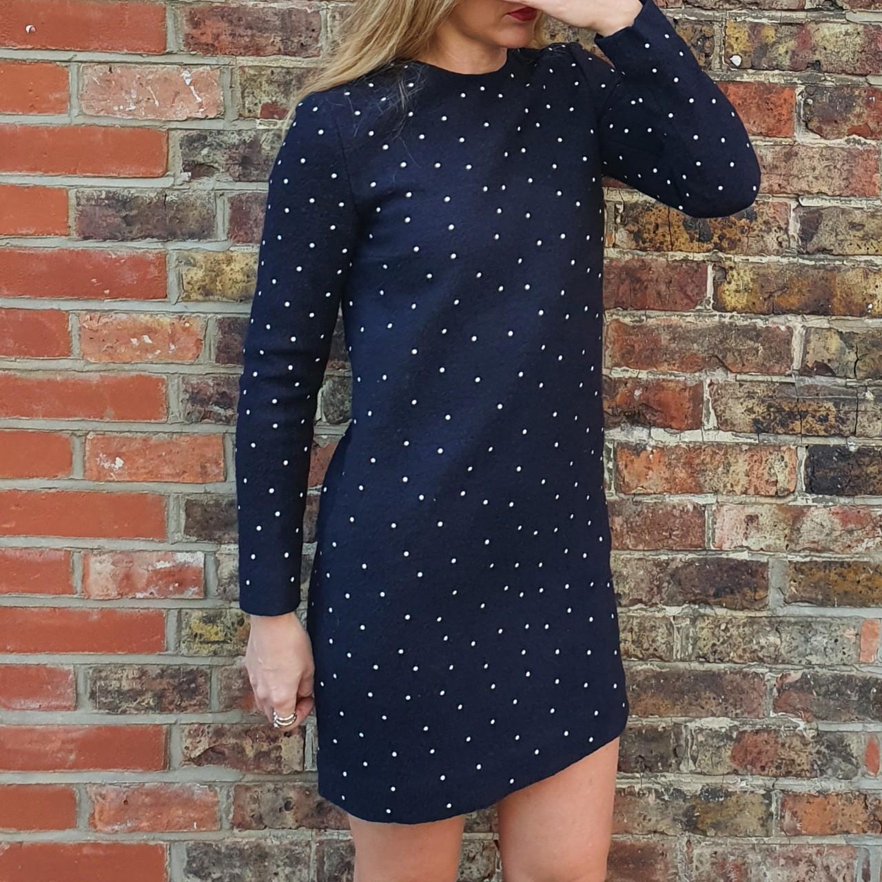 cos polka dot dress