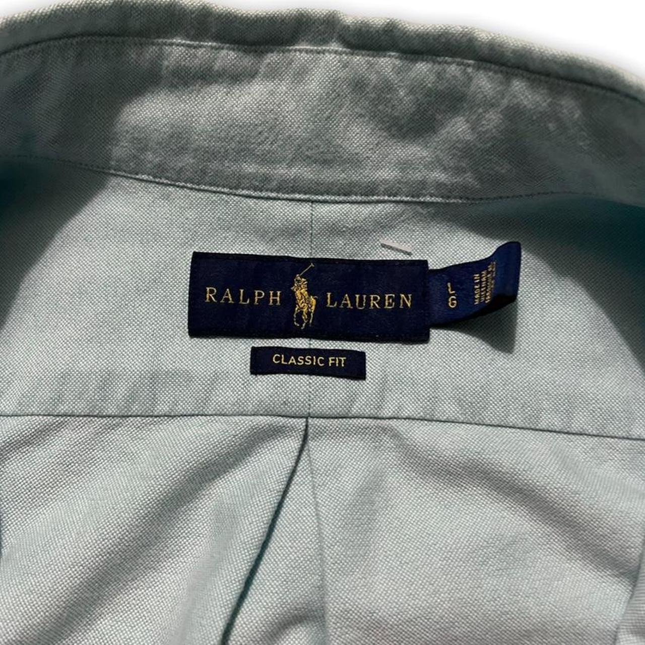 Ralph Lauren || light blue long sleeve vintage shirt... - Depop