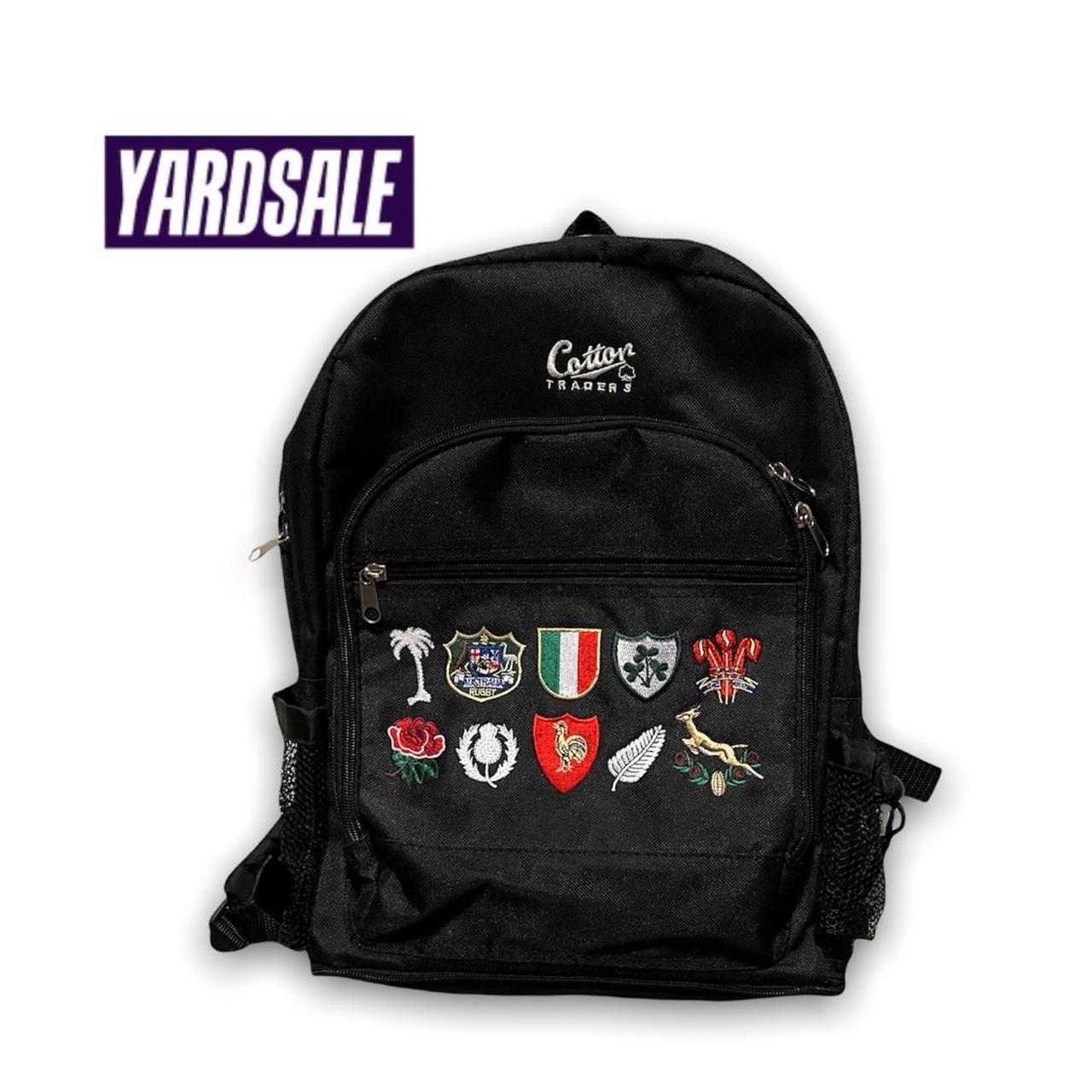 Cotton Traders Rugby World Cup vintage backpack... Depop