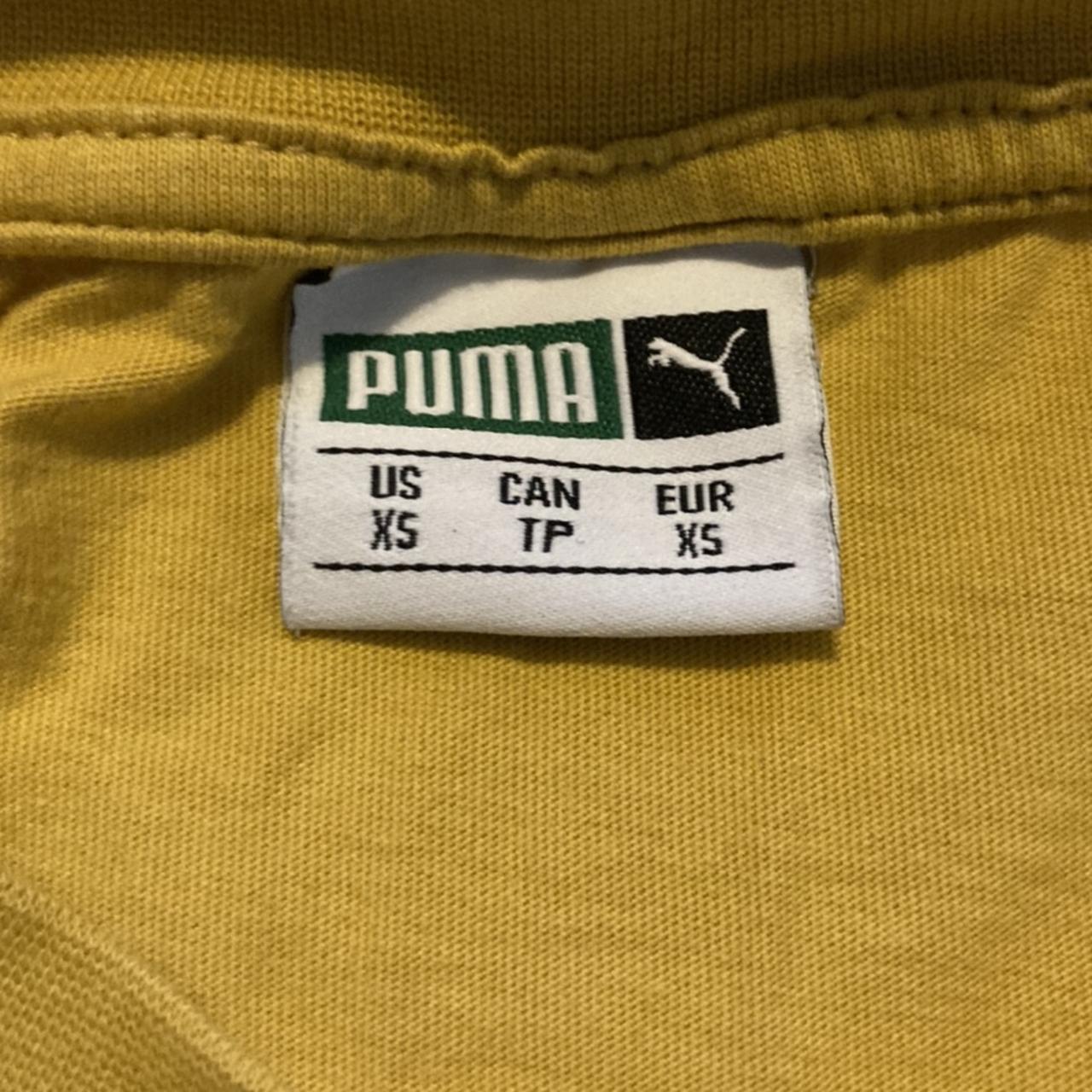 Puma Men's Yellow T-shirt | Depop