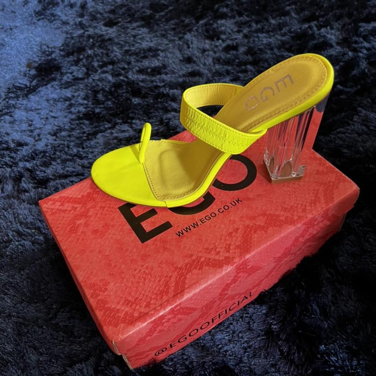 Lime green ego official heels NEVER WORN limegreen... Depop
