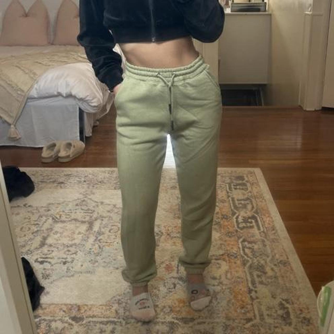 sage green sweats