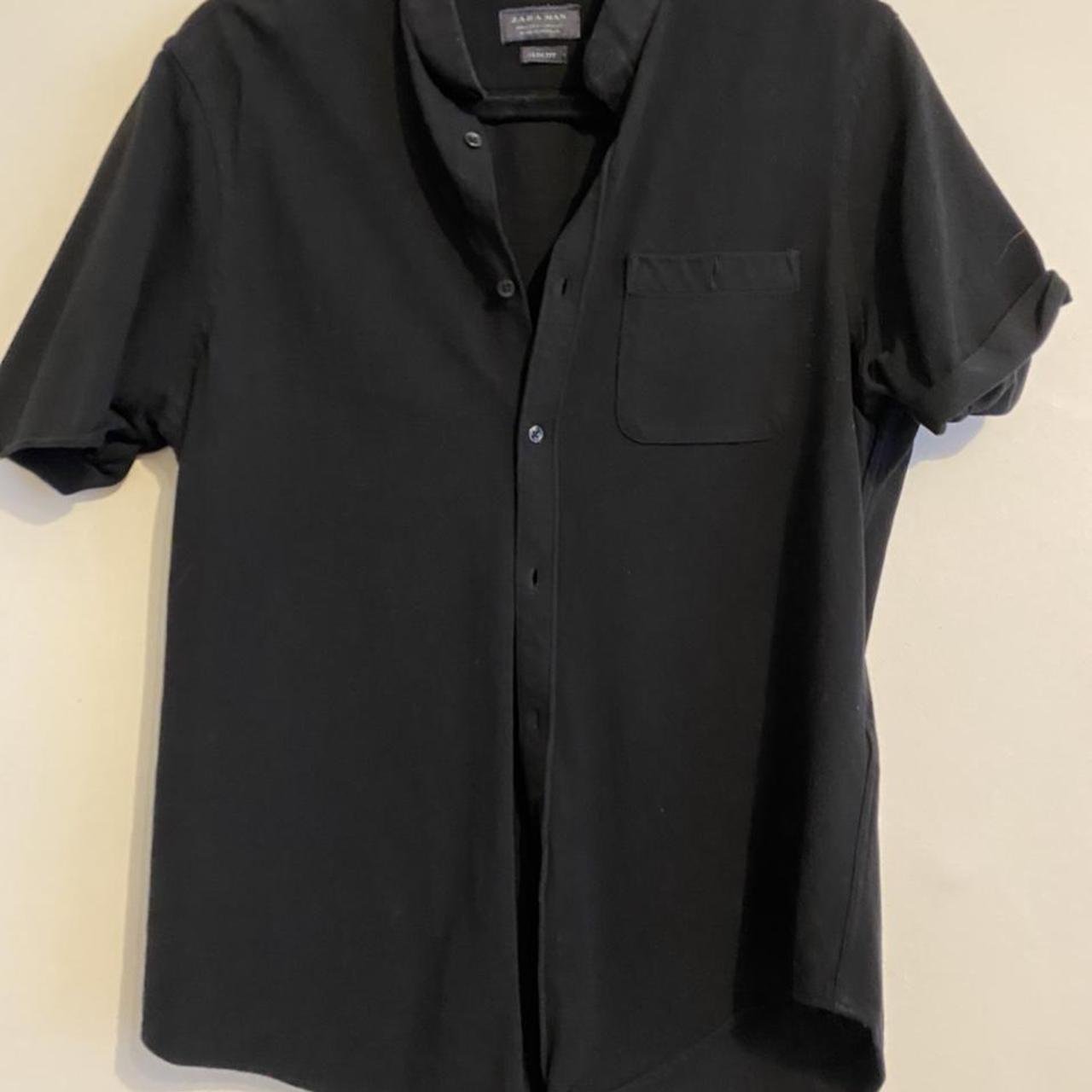 Zara slim fit shirt Thicker material shirt zara... Depop