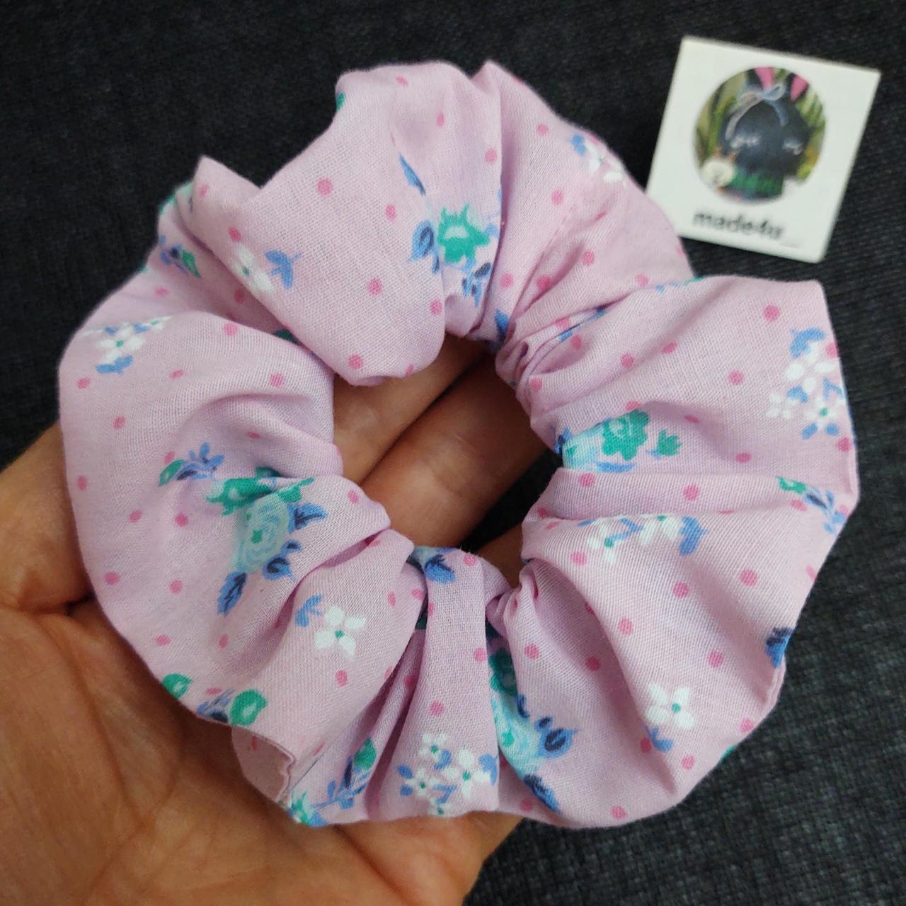 Dotty Print Scrunchie