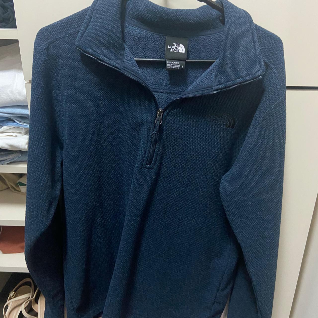 Navy north face fleece (size small) Depop