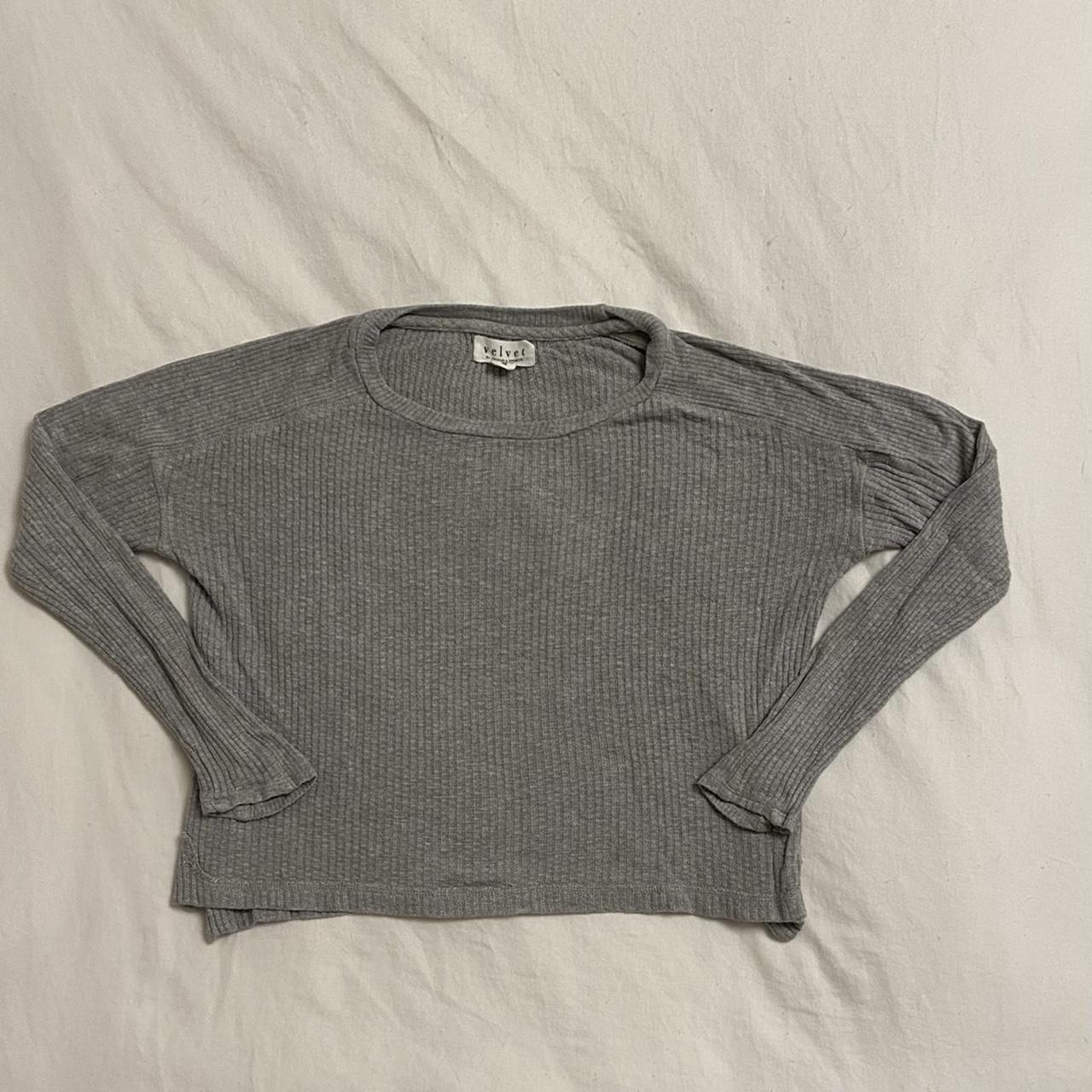 Velvet Women's Grey Shirt (2)