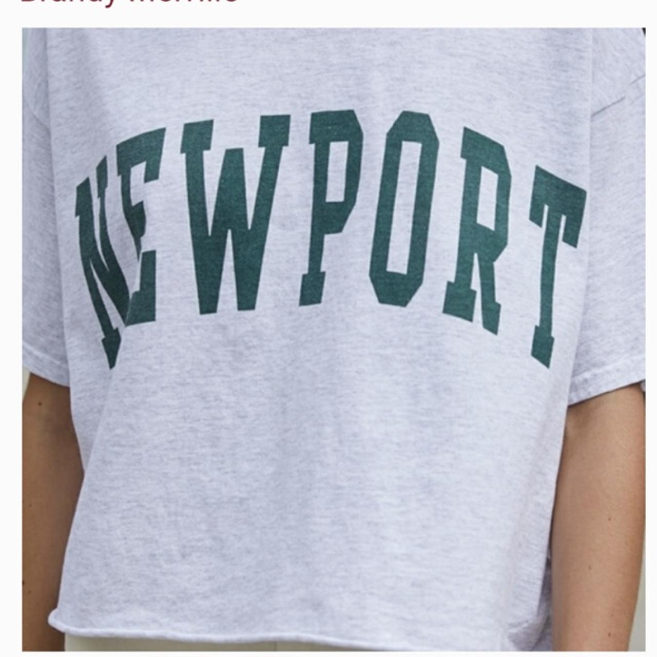 Brandy Melville Cropped Newport Shirt Worn twice... Depop