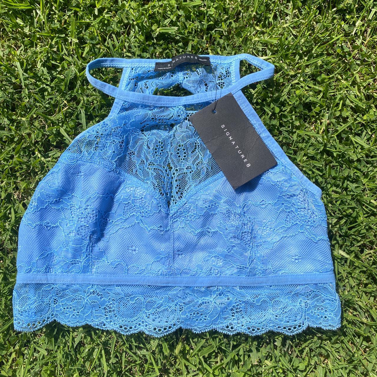 Blue Lace Bralette 🧞‍♂️ ♡︎ Perfect Condition ♡︎ Bnwt ♡︎ Depop