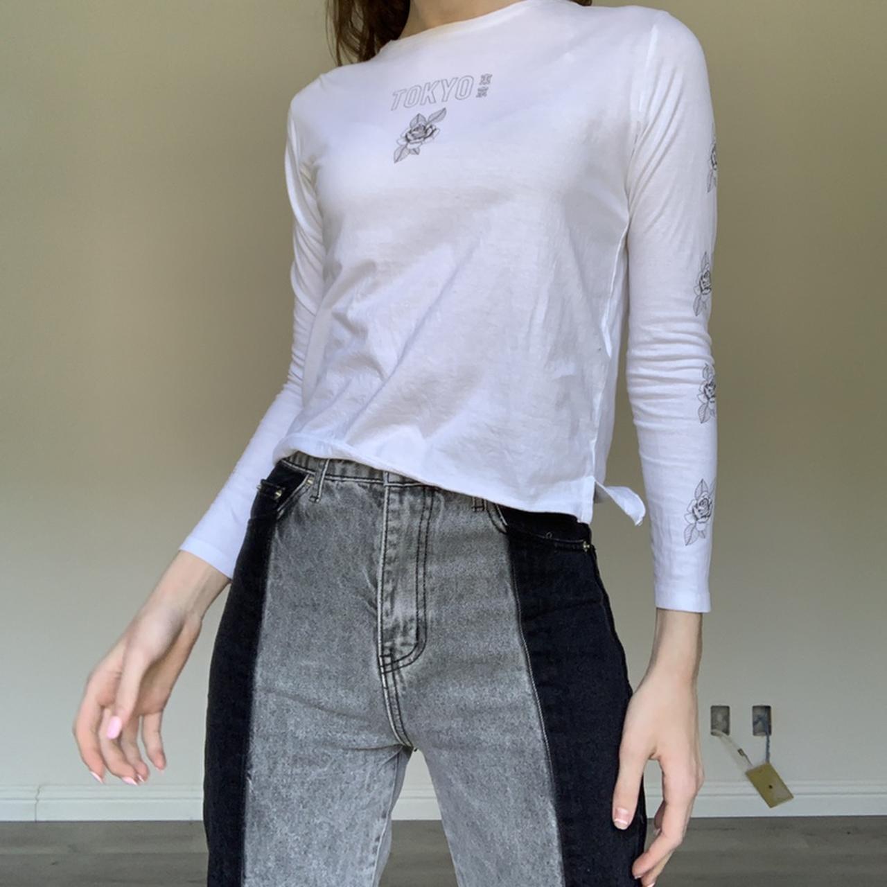 Tokyo Graphic Long-sleeve shirt 💮 Super cute Depop