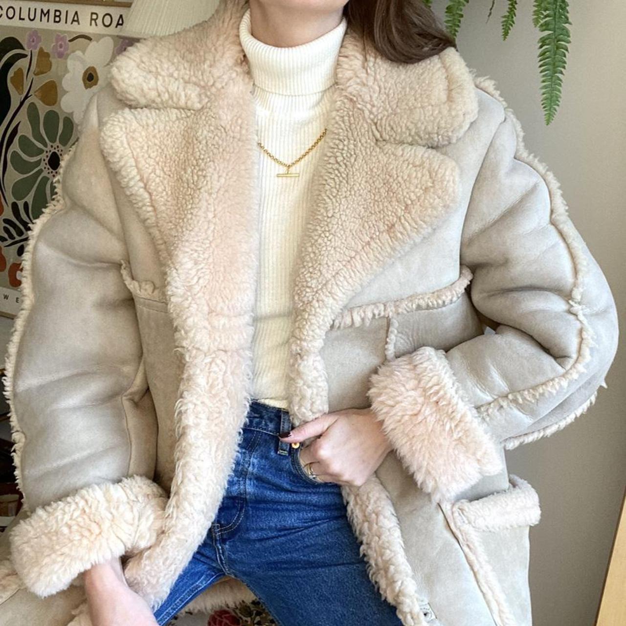 sheepskin coat 1980s