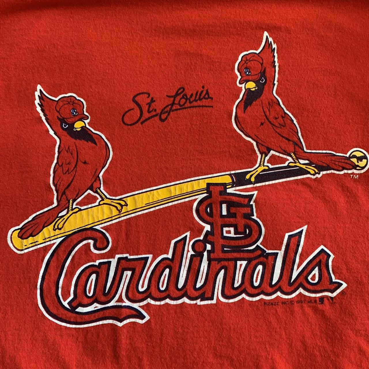 St. Louis Cardinals Vintage Tshirt XL two Birds on a - Depop