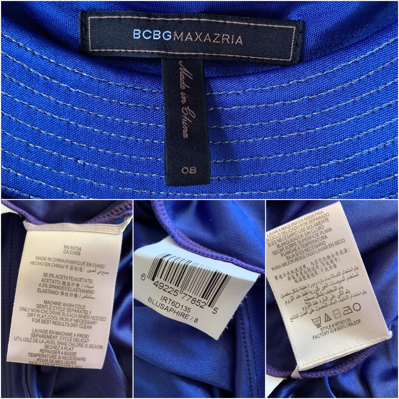 BCBG MaxAzria Sapphire Jersey Trapunto Stitch