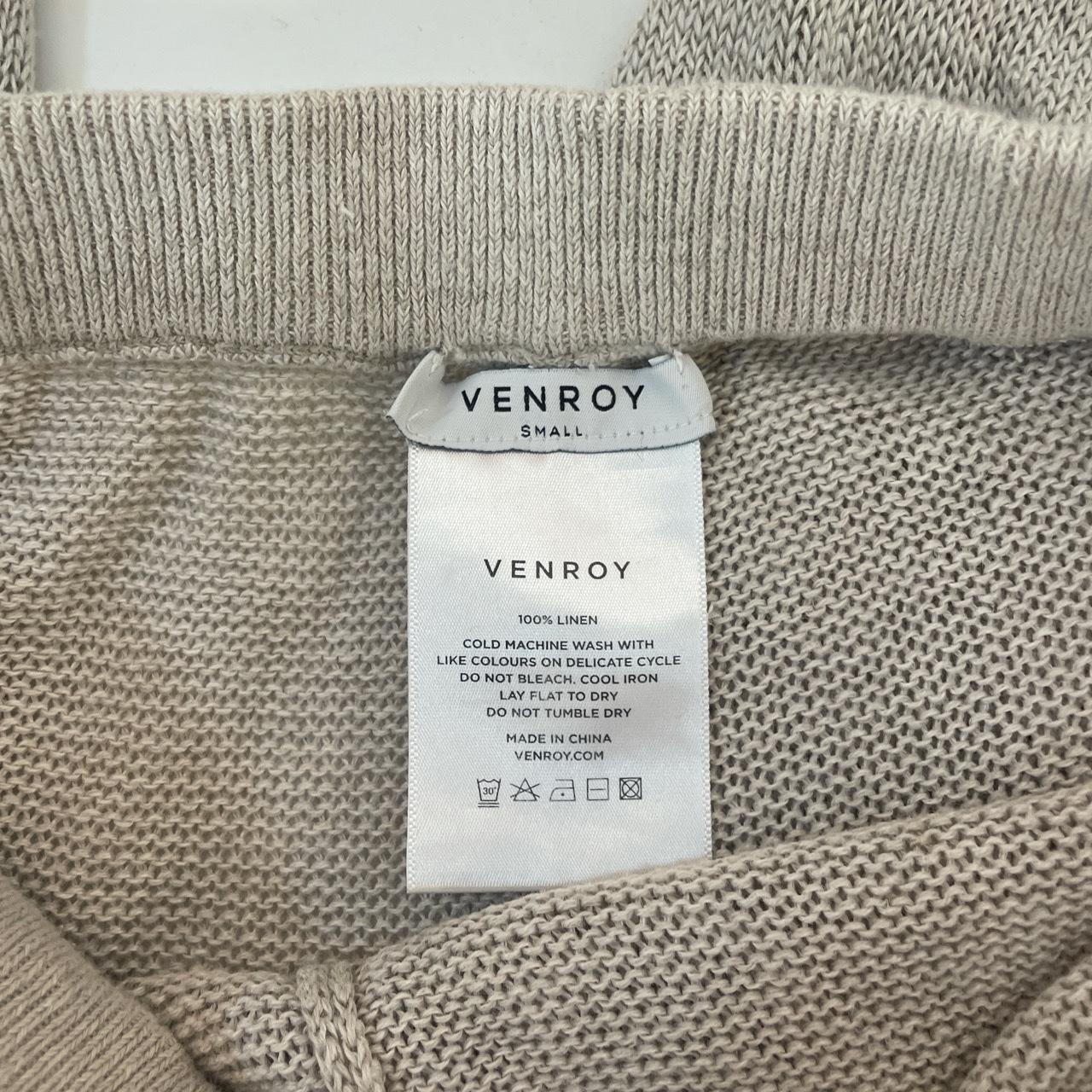 venroy knitted linen pants- taupe feel free to send... - Depop