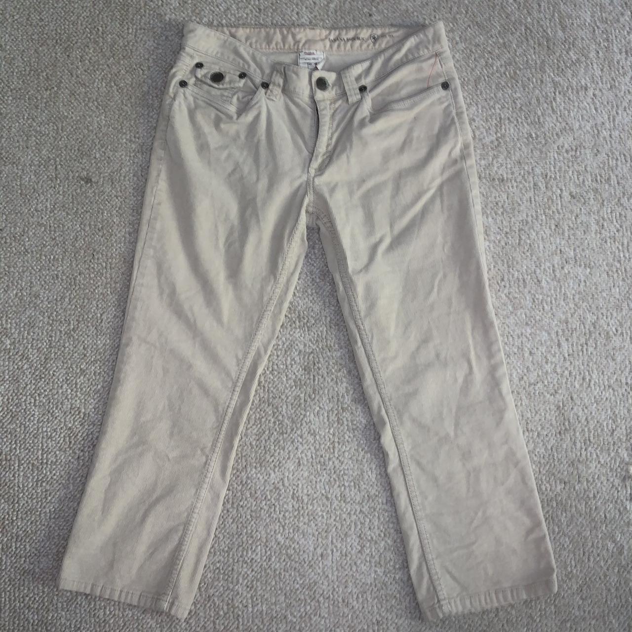 low rise corduroy pants