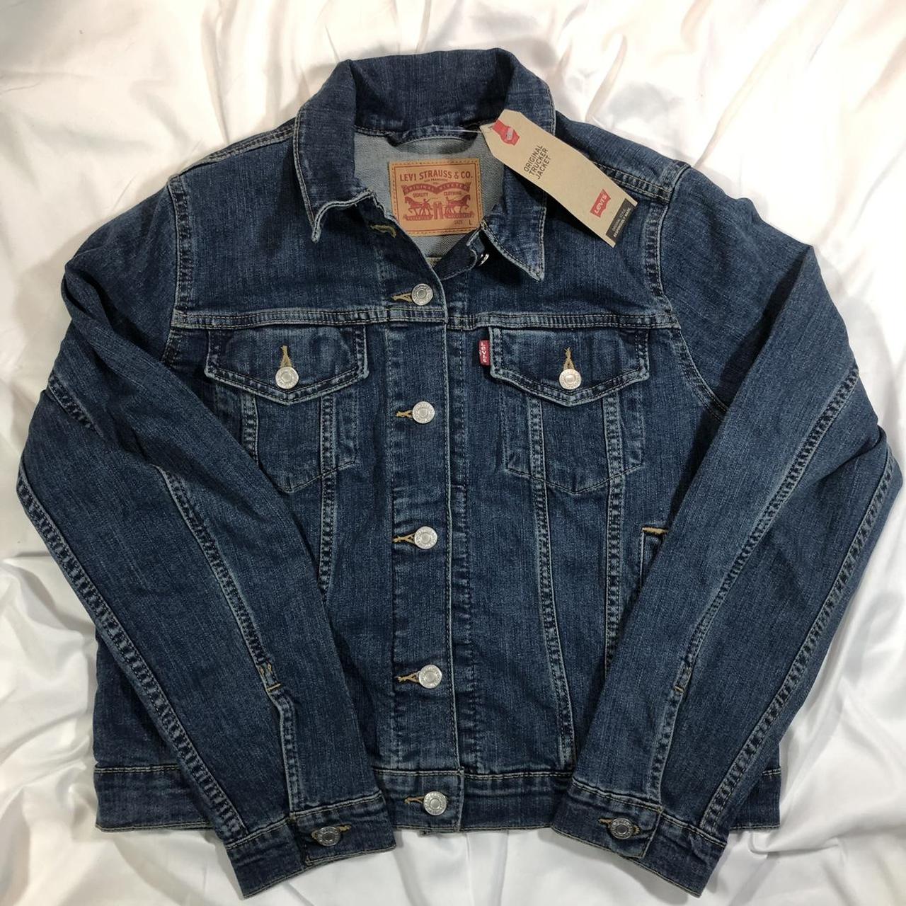 levis jean jacket large