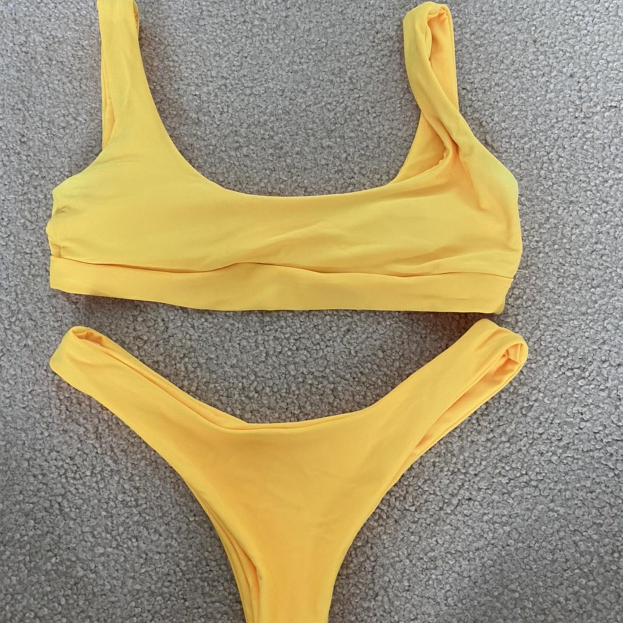 shein yellow suit