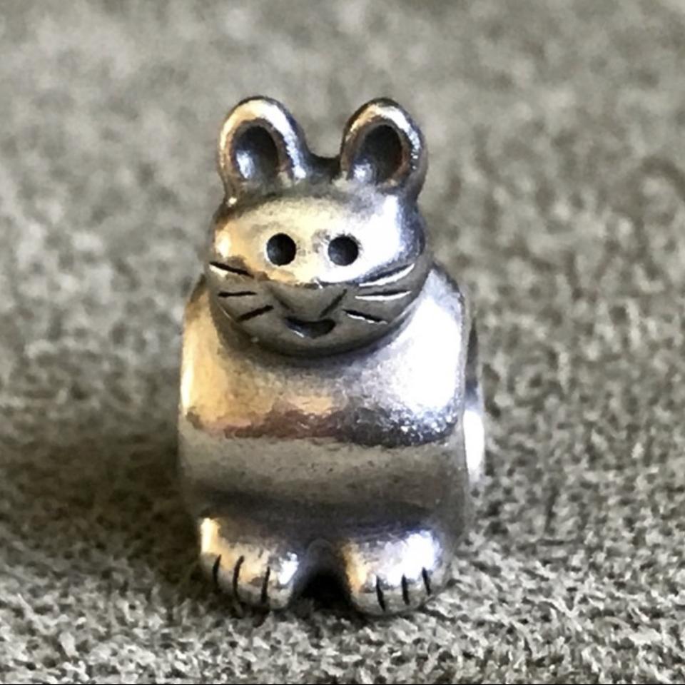 Pandora cat hot sale charm retired