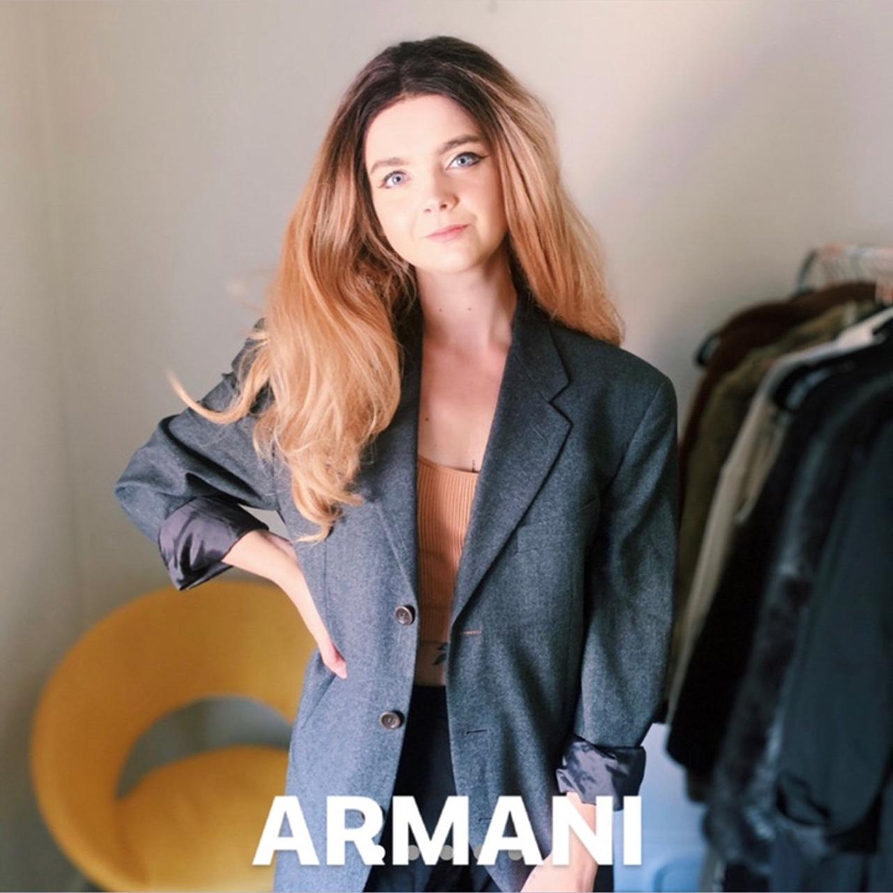 Armani Collezioni suit jacket pretty much brand new Depop