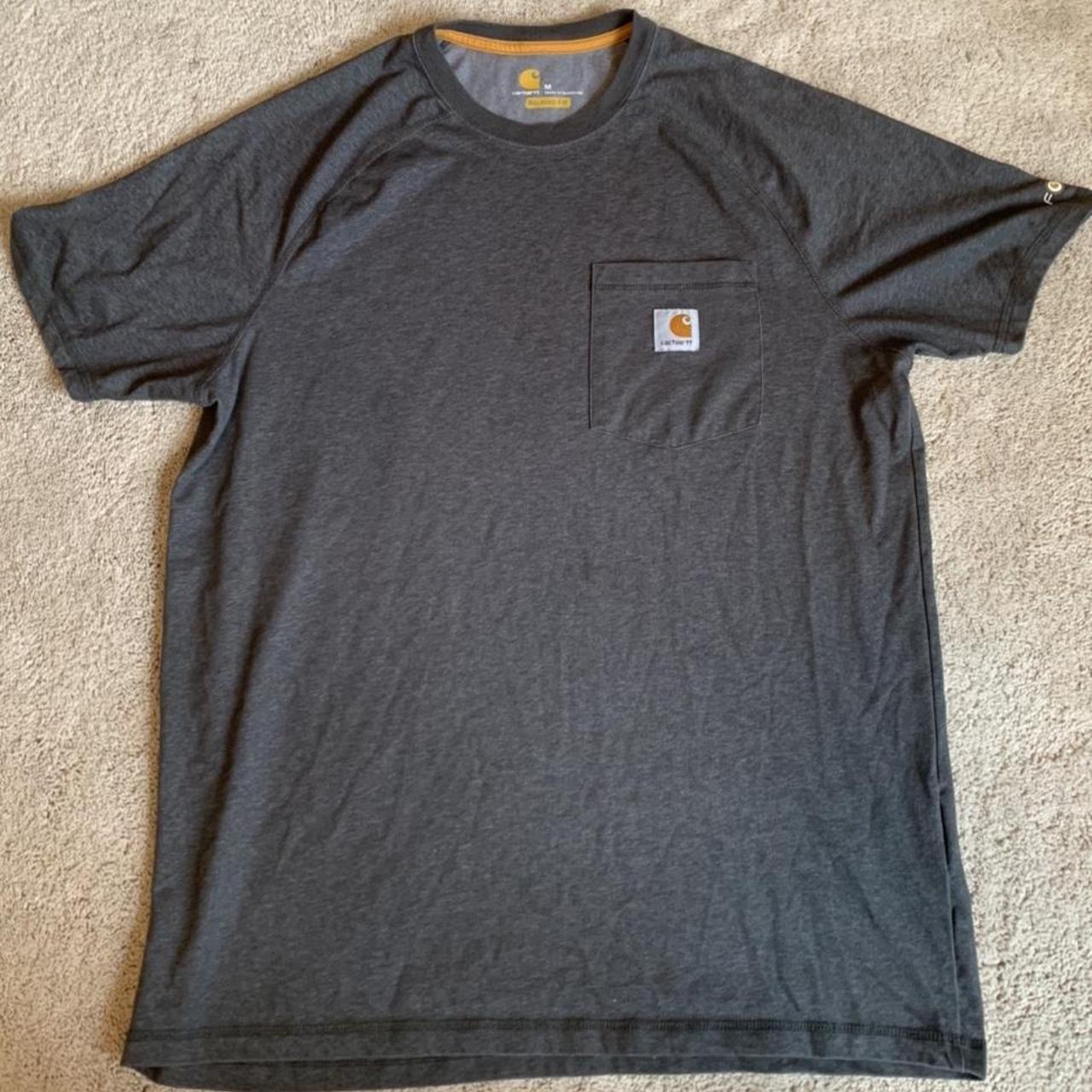 carhartt g force t shirt grey color very... - Depop