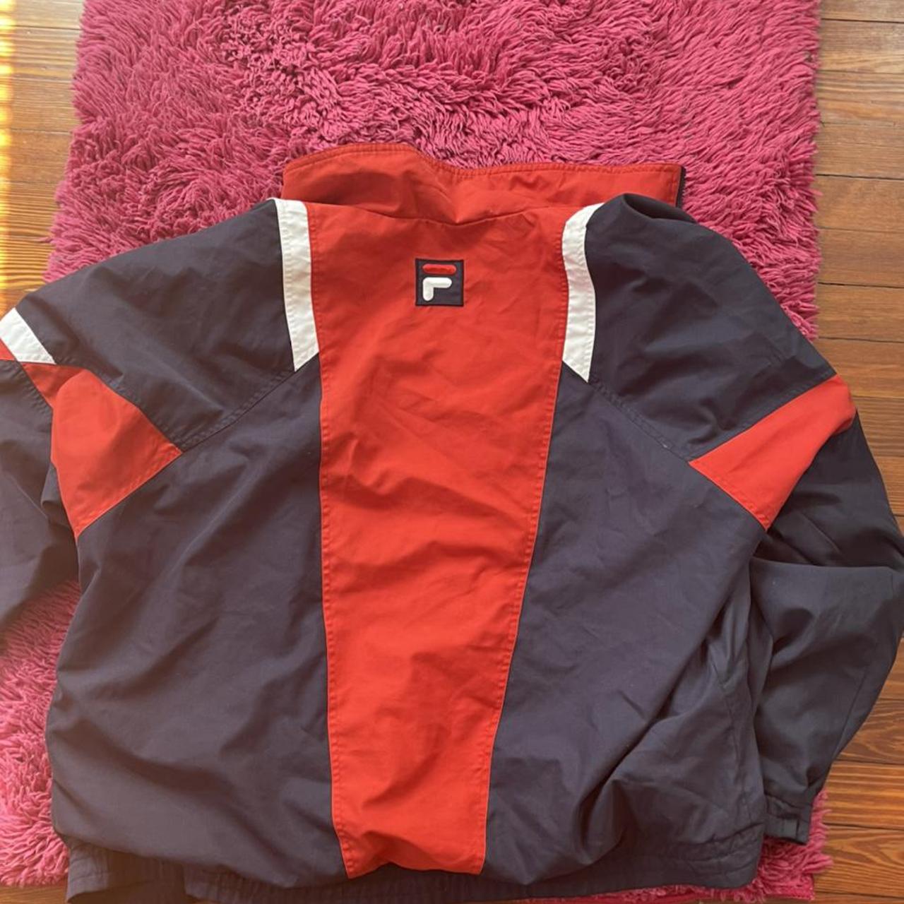 Fila Men's Navy and Red Jacket (3)