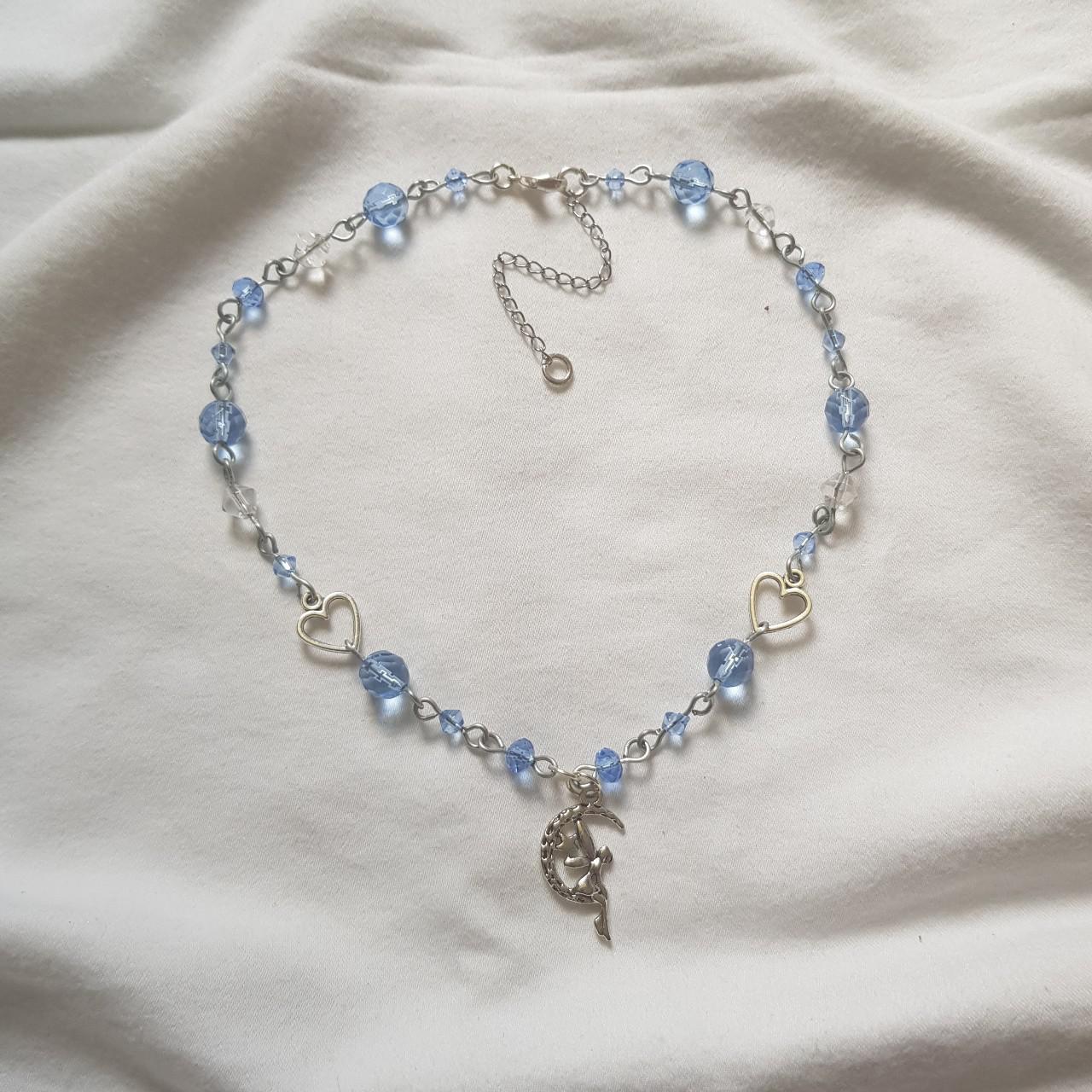 Women's Blue and Silver Jewellery | Depop