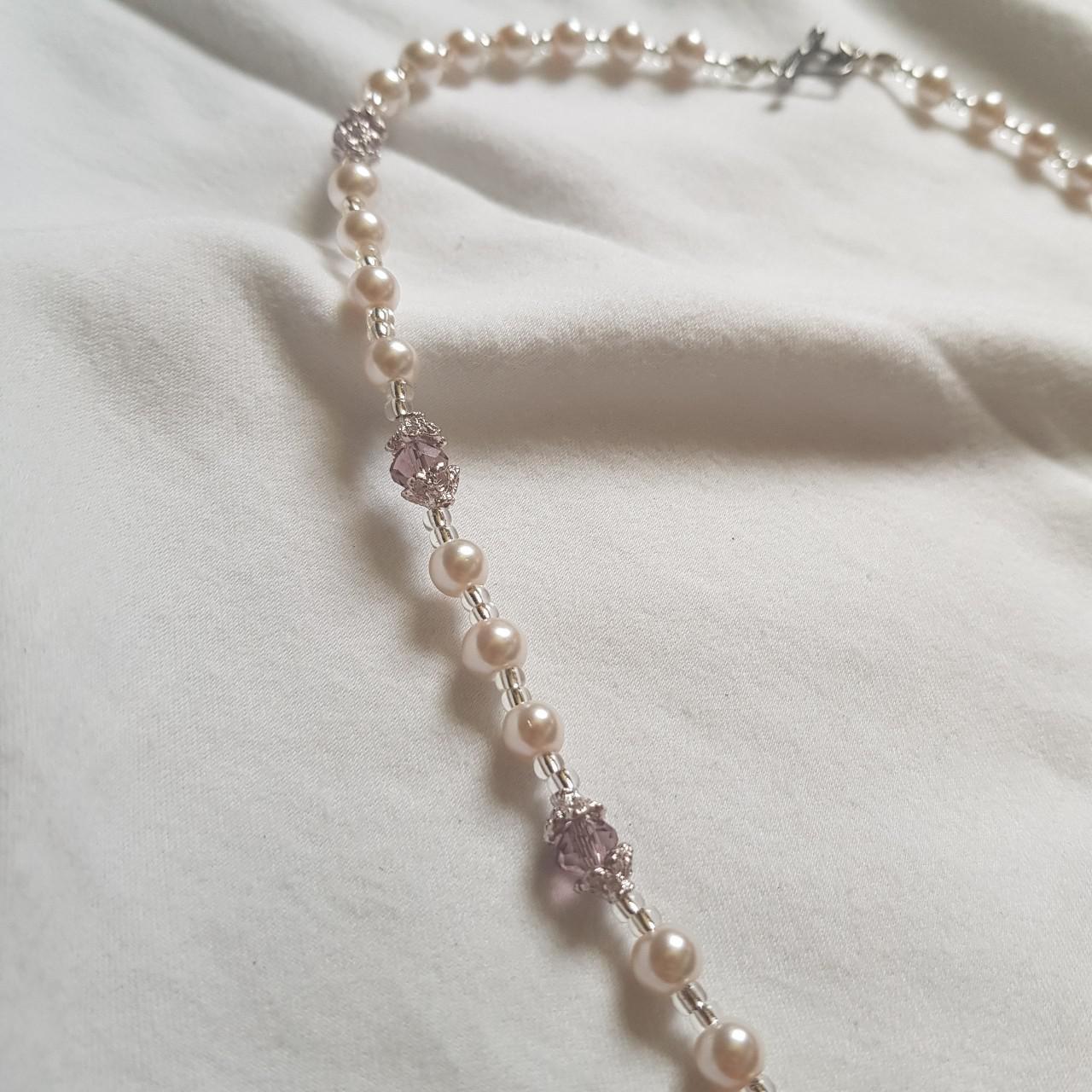 beautiful princesscore necklace ♡ handmade by me... - Depop