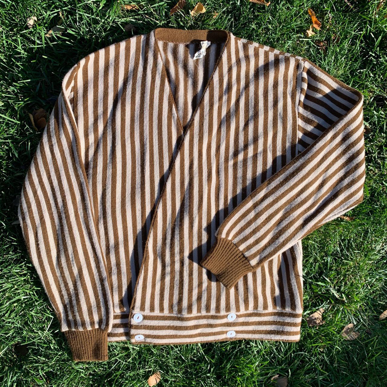 Product Image 1 - Vintage Striped Cardigan Sweater 
Brand,