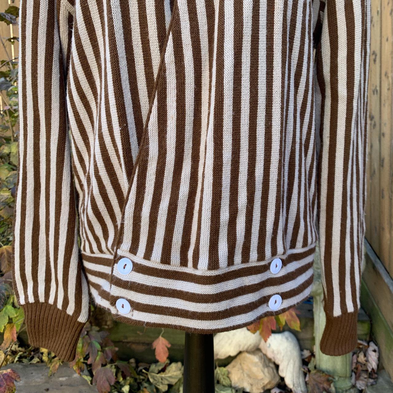 Product Image 3 - Vintage Striped Cardigan Sweater 
Brand,