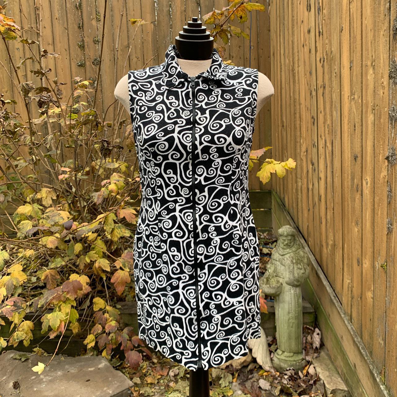 Women's Black and White Dress (2)