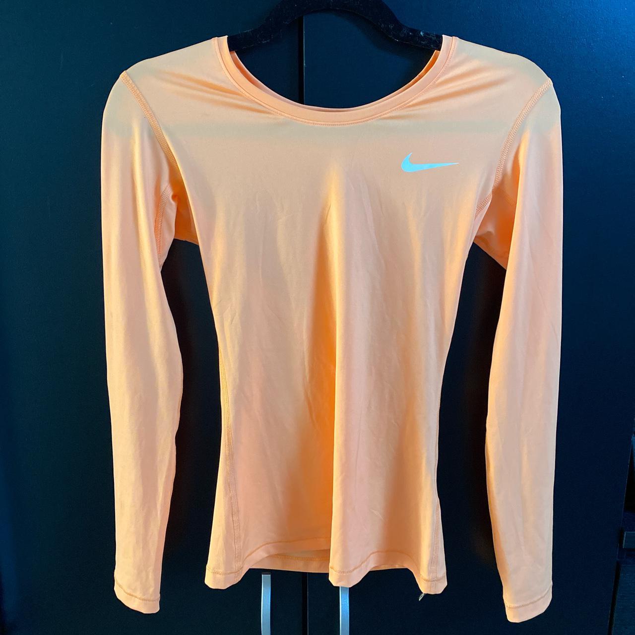 bright orange nike top