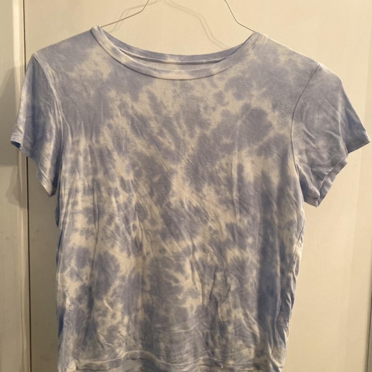 American Eagle Outfitters Women's Blue and White | Depop