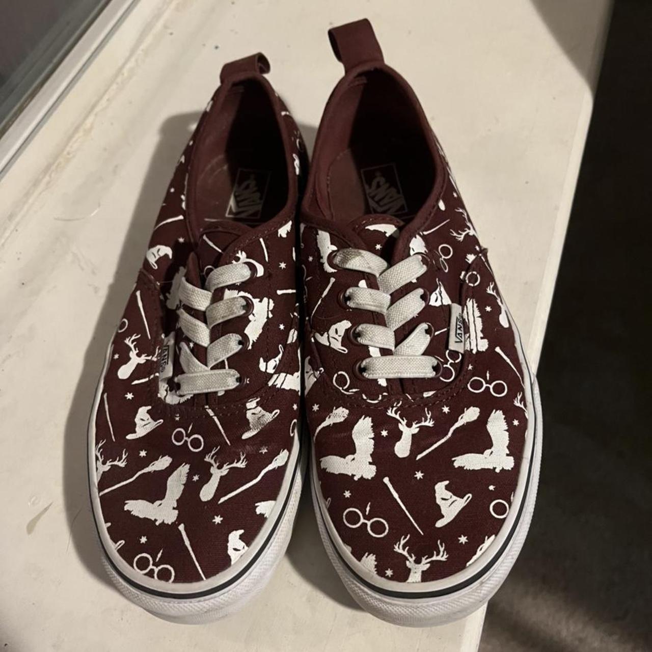 Maroon harry sales potter vans