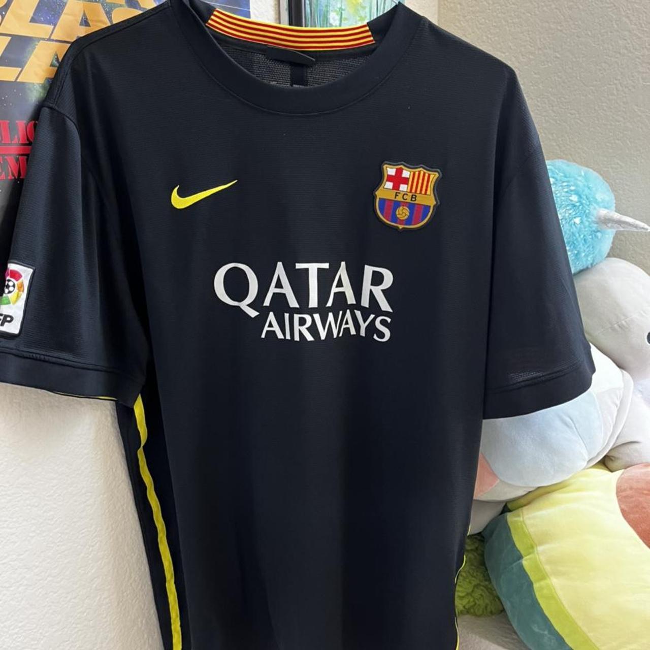 Nike soccer jersey Qatar Airways #qatarairways... - Depop