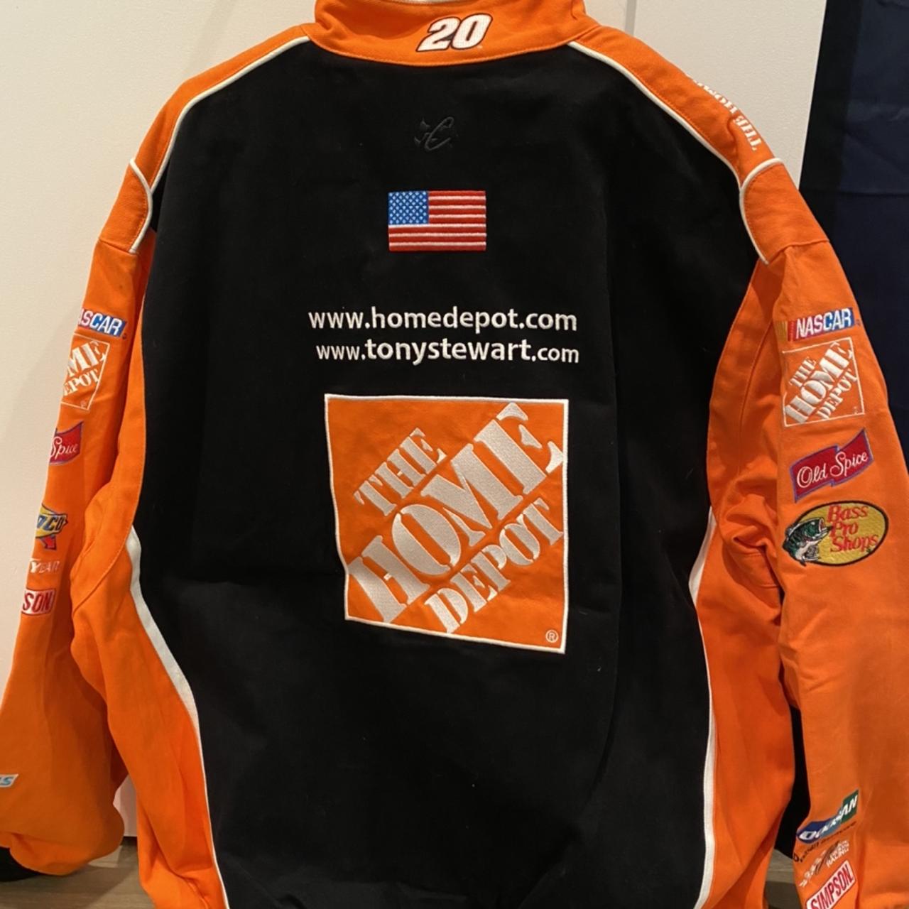 NASCAR Women's Orange and Black | Depop