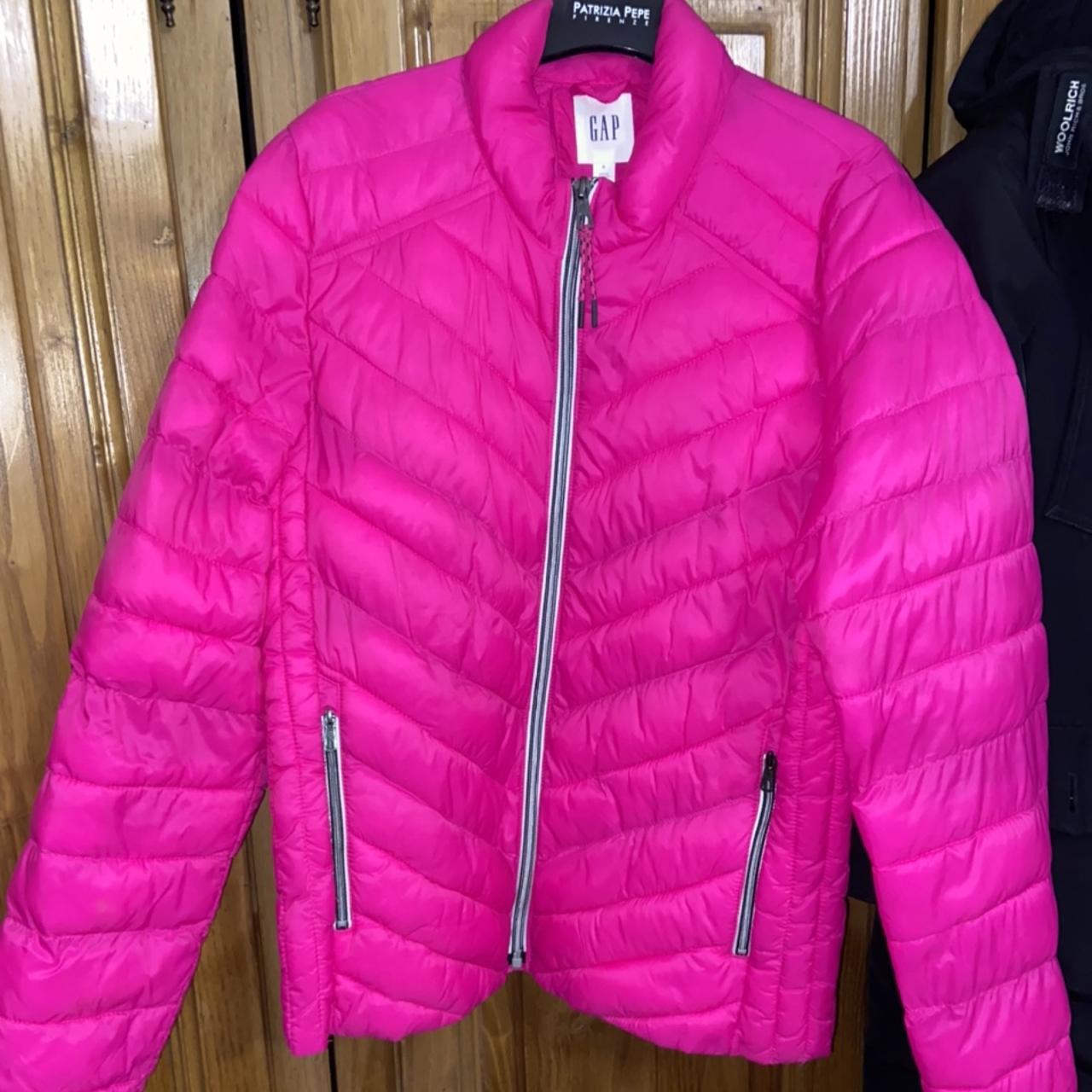 Piumino leggero fucsia mai usato piumino fucsia Depop