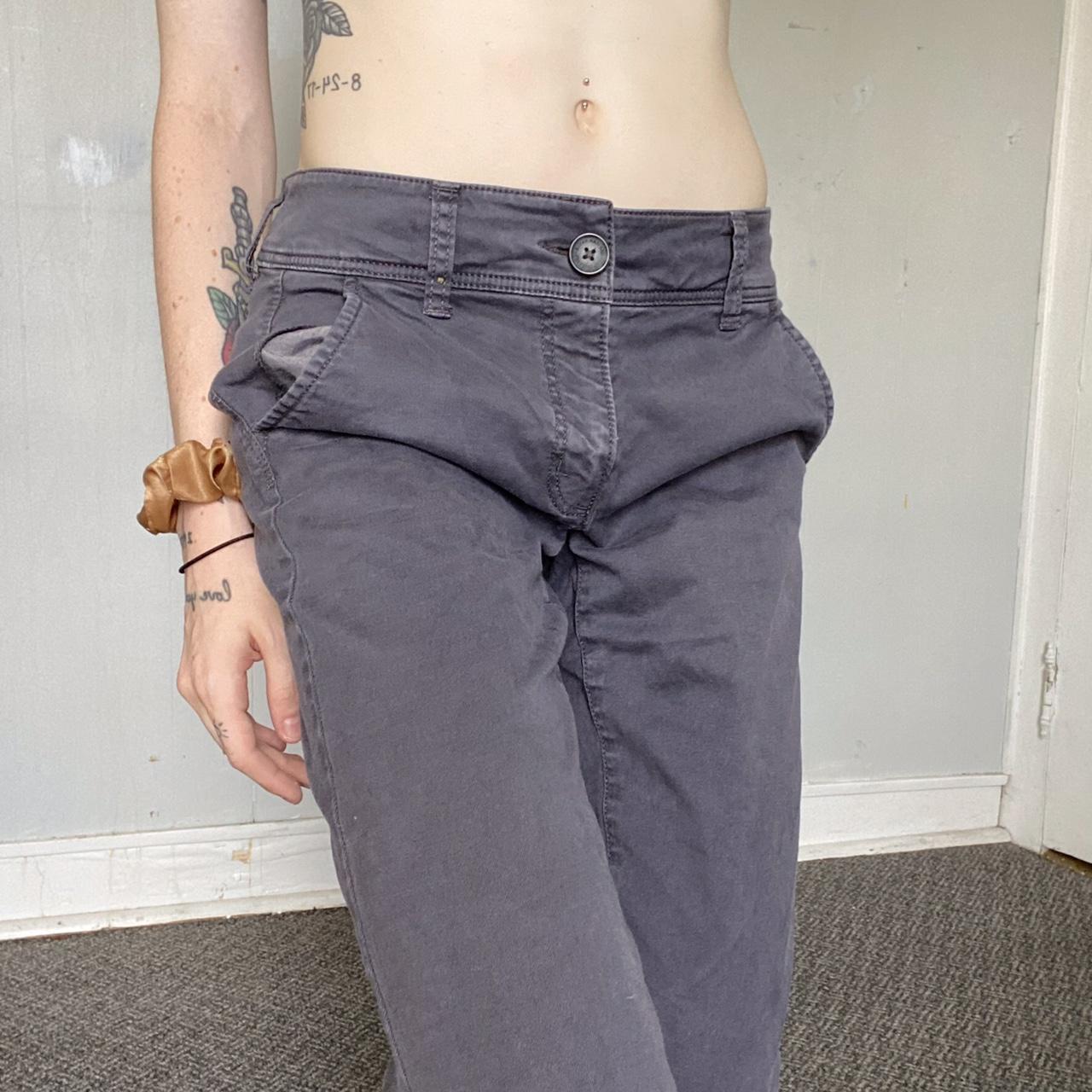Dark wash low rise bootcut jeans Gorgeous dark grey... - Depop