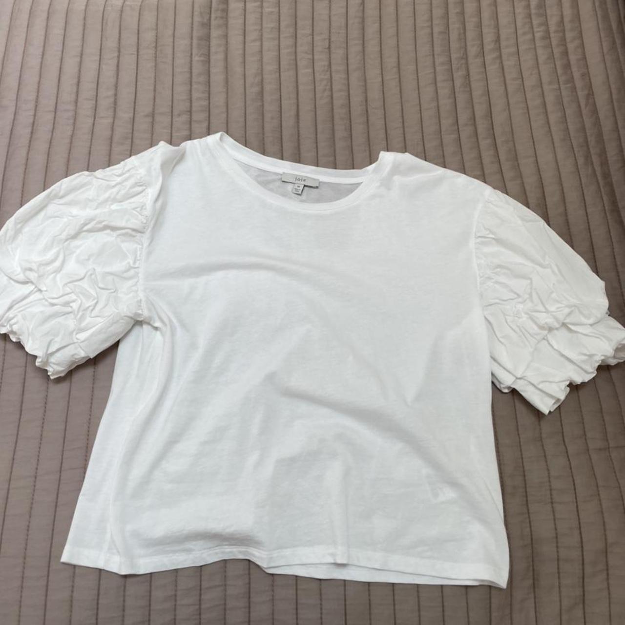 Joie white t-shirt!!🤍 perfect condition:) - Depop