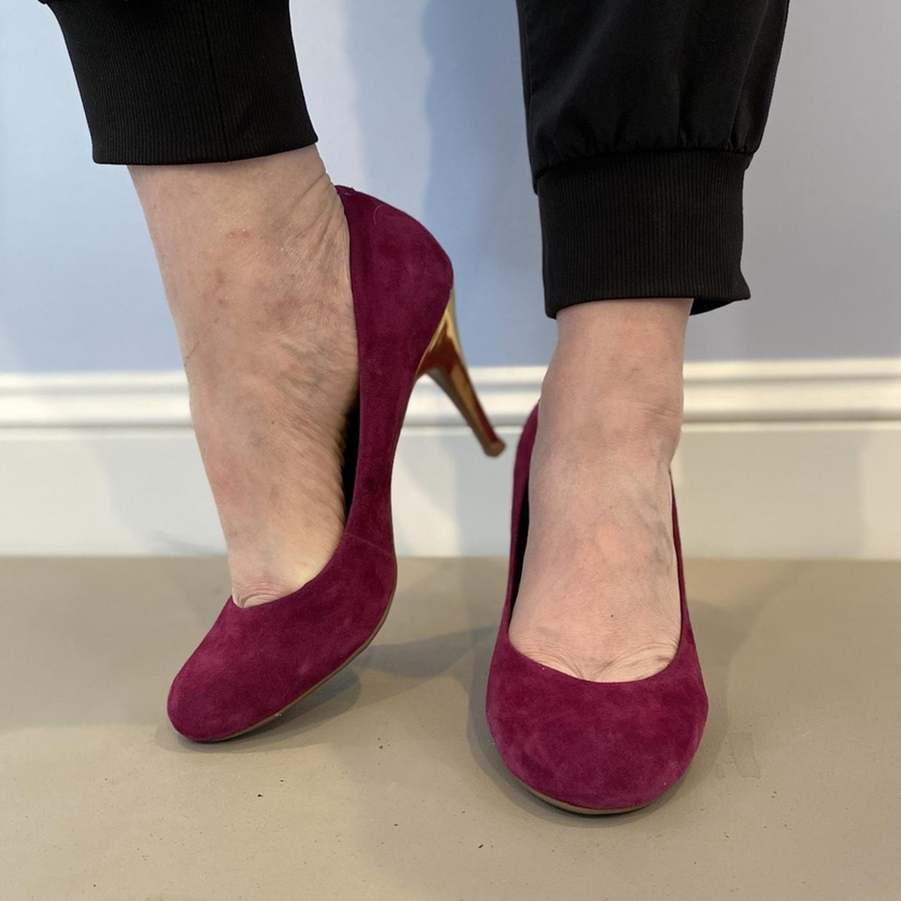 Jessica simpson burgundy clearance heels