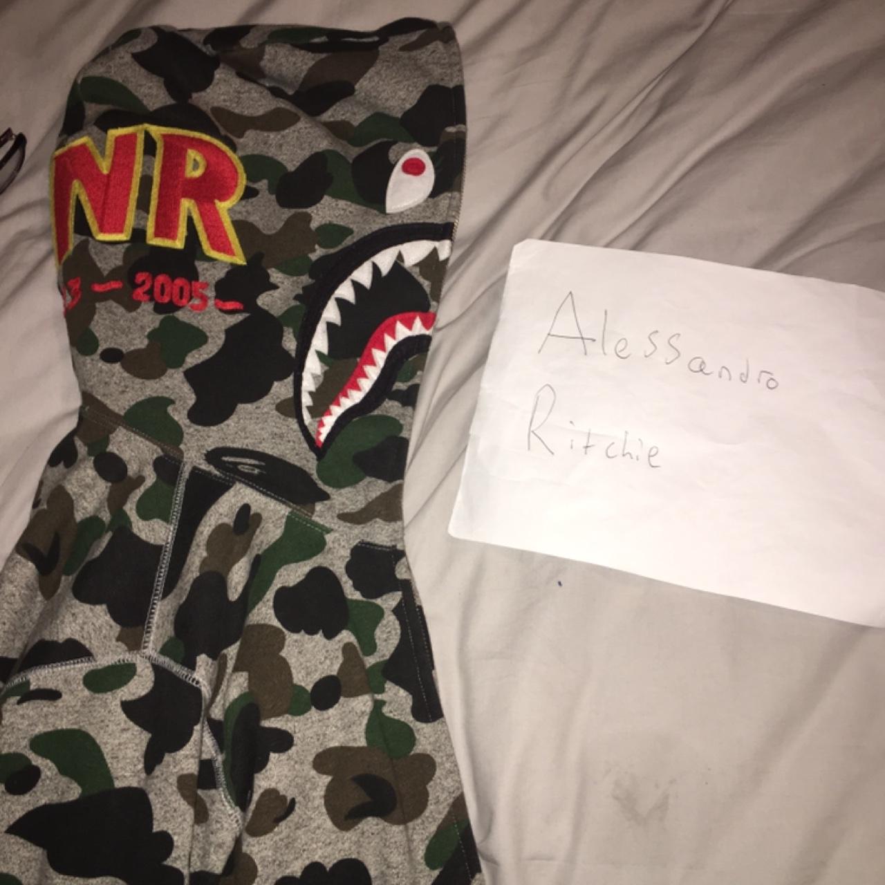 Bape ponr clearance shark hoodie camo