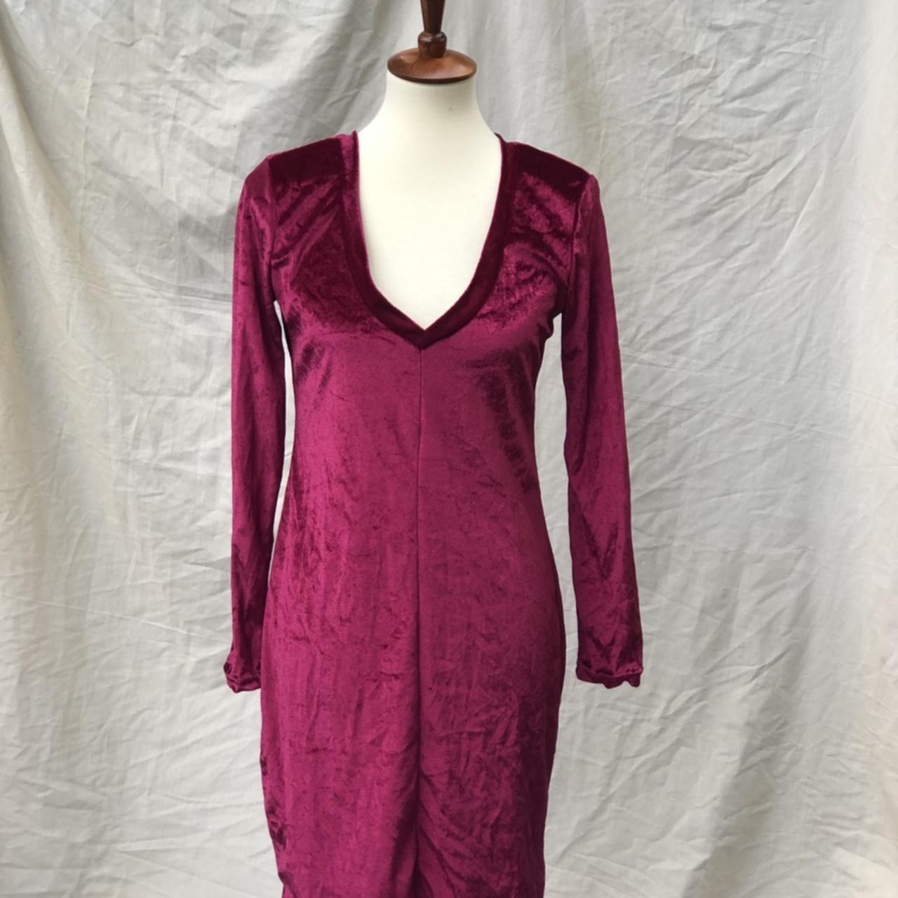 Women's Burgundy Dress (2)