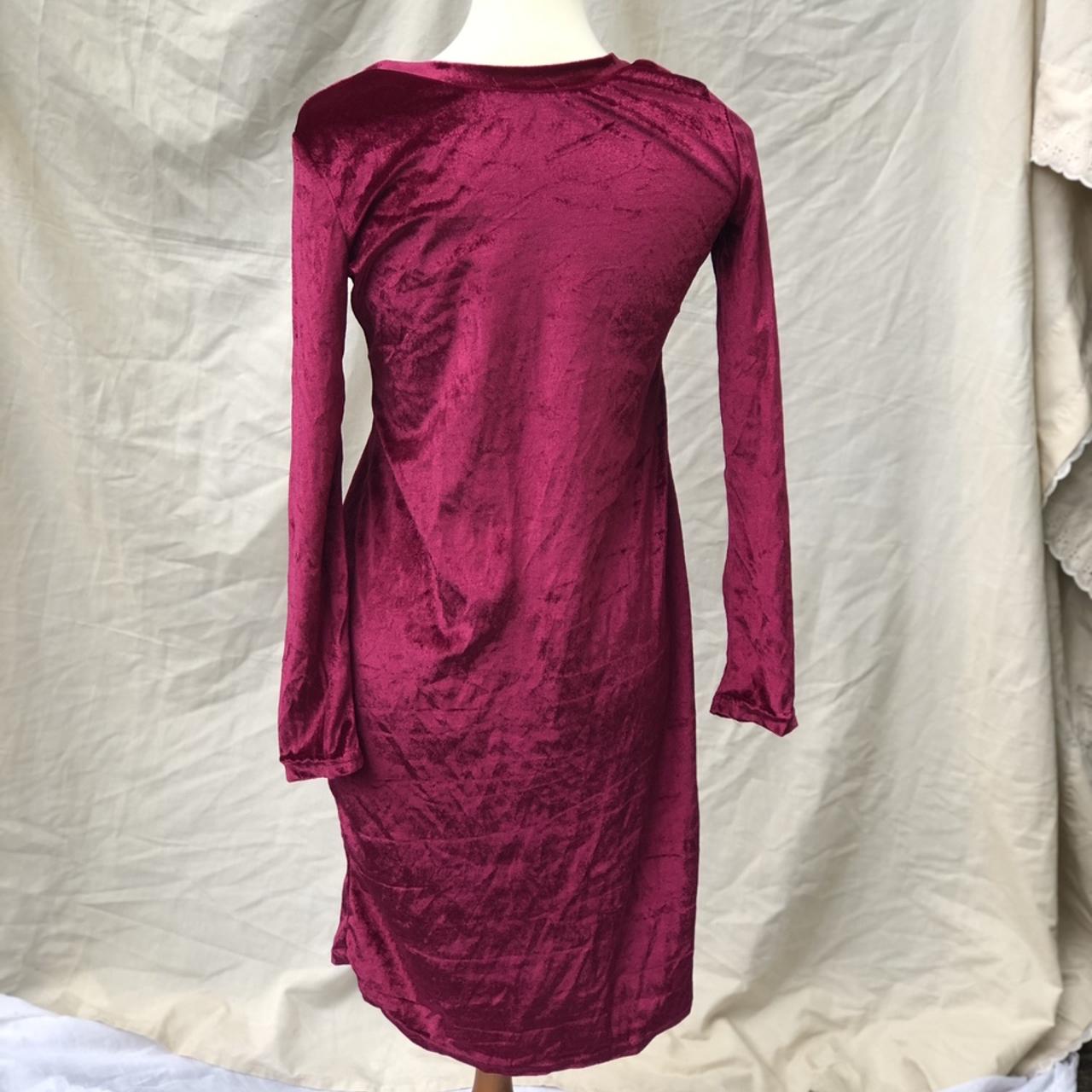Women's Burgundy Dress (3)