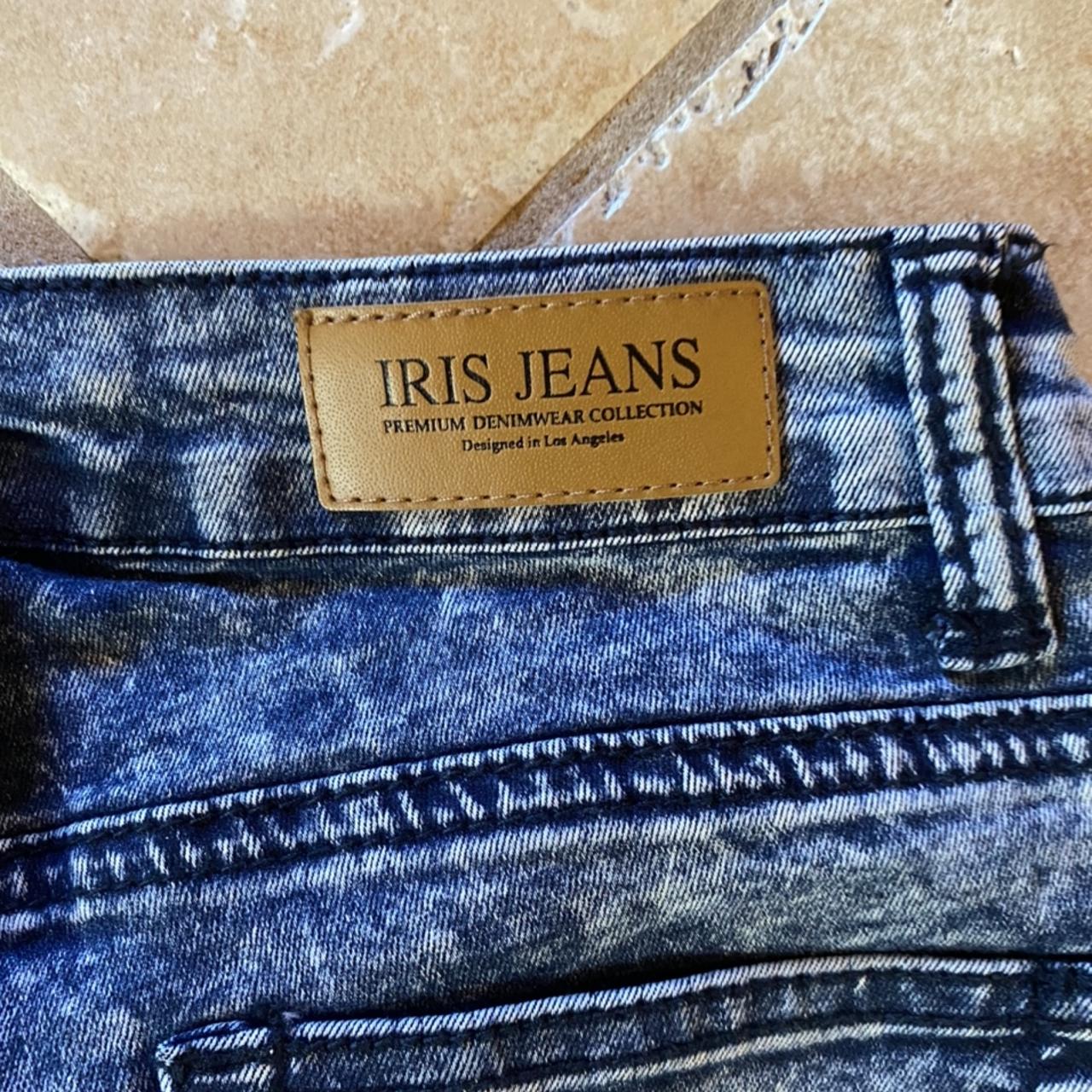 Iris Los Angeles Women's Blue and White Jeans (4)