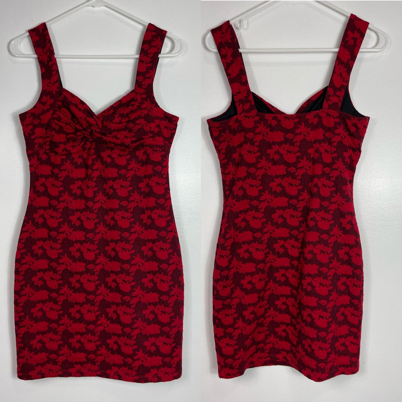 Candie's Women's Red and Black Dress (2)