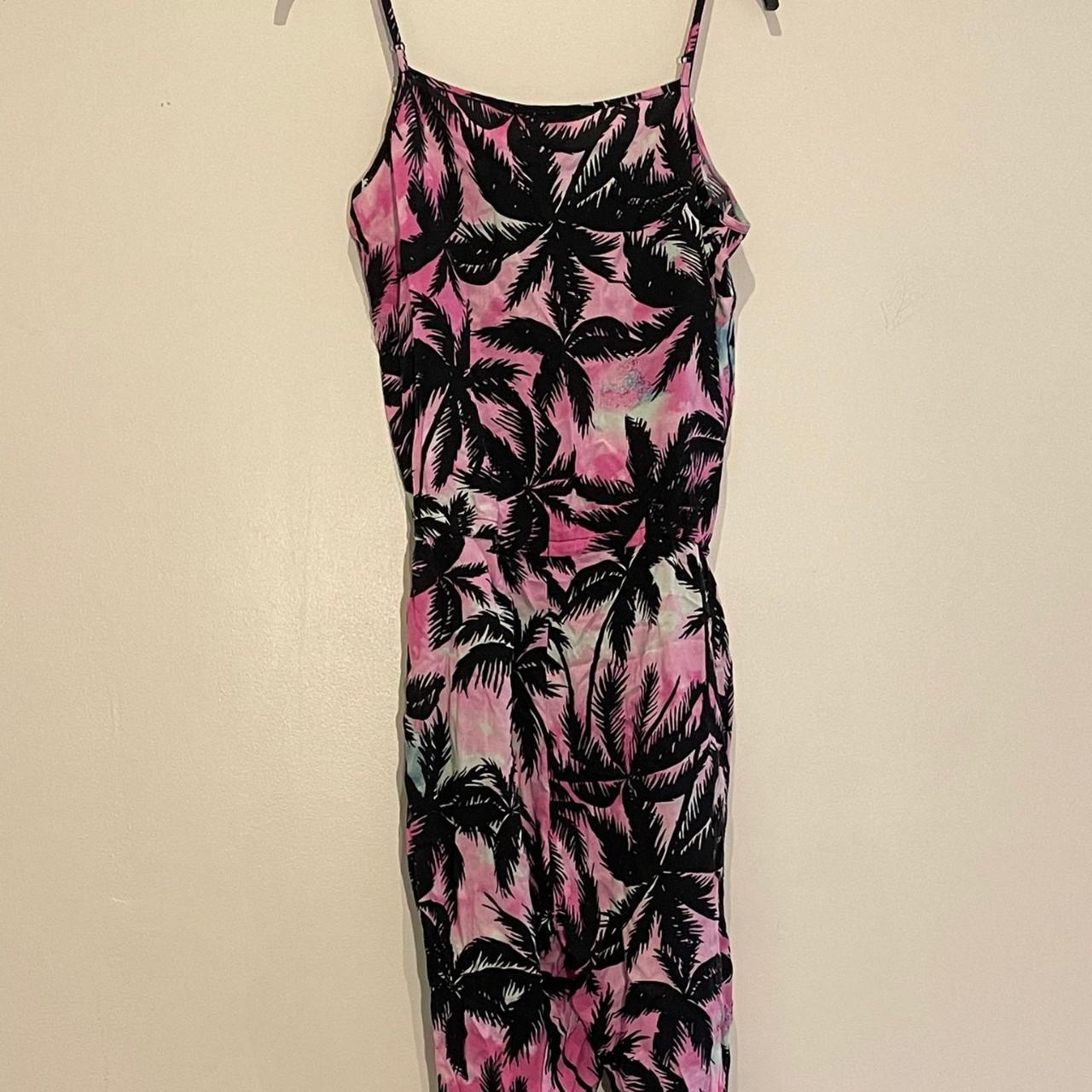 F&F Women's Black and Pink Dress | Depop