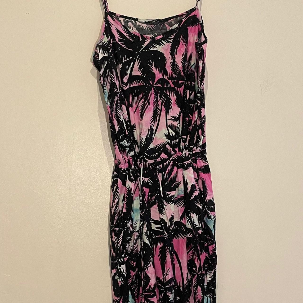 F&F Women's Black and Pink Dress | Depop