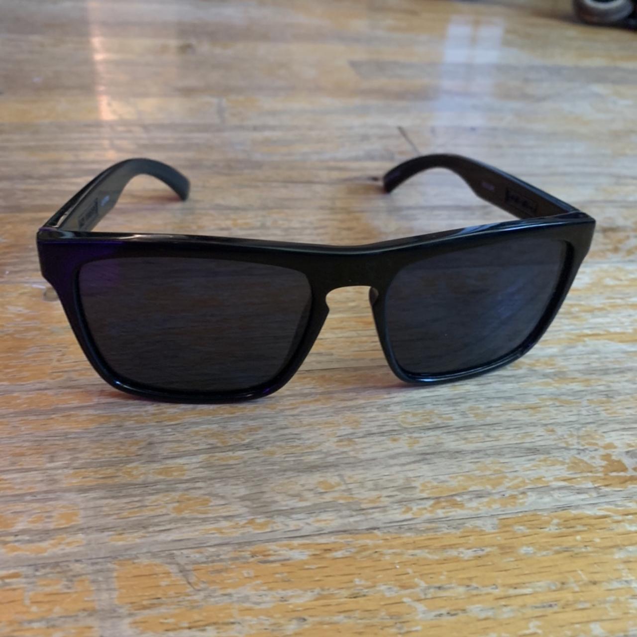 Quiksilver Men's Black and Grey Sunglasses | Depop