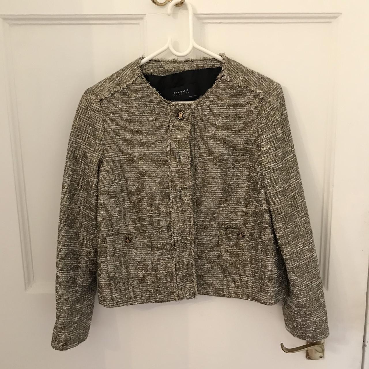 Chanel style hot sale jacket zara